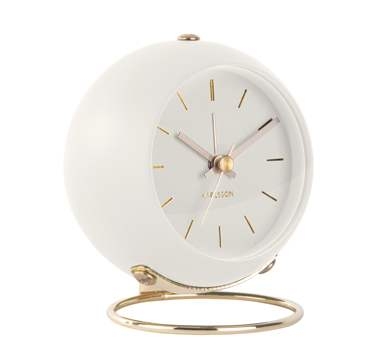 Przejdź do produktu Budzik GLOBE biały