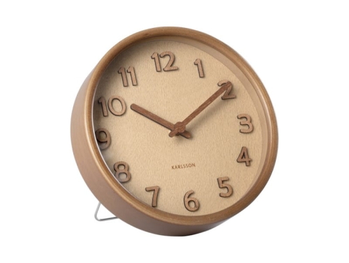 Przejdź do produktu Zegar stołowy, ścienny PURE brązowy