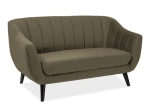 Sofa welurwa dwuosobowa ELITE 2 oliwka