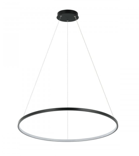 Przejdź do produktu Lampa wisząca 40 cm czarna 4000K RING