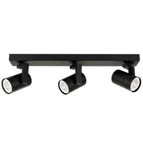 Przejdź do produktu Lampa sufitowa, listwa SPIELA 3 czarna