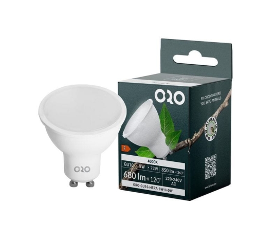 Przejdź do produktu Żarówka LED 8W GU10 HERA 4000K