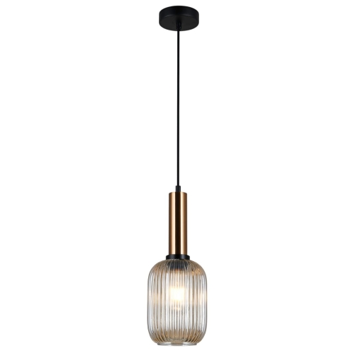 Przejdź do produktu Lampa sufitowa, wisząca ANTIOLA 1M bursztyn