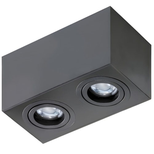 Przejdź do produktu Lampa sufitowa, spot BRANT 2 SQUARE czarny