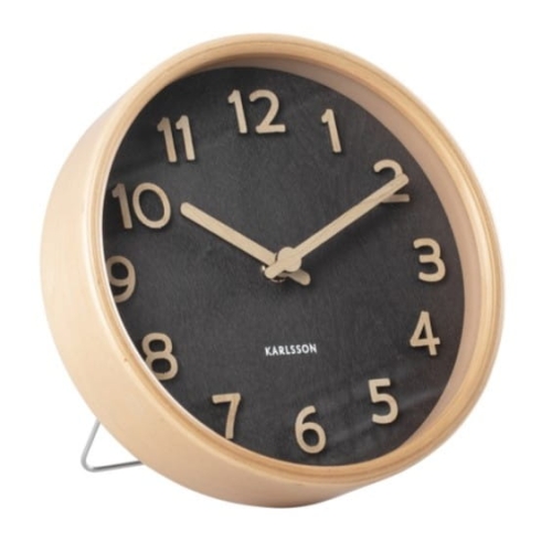Przejdź do produktu Zegar stołowy, ścienny PURE czarny