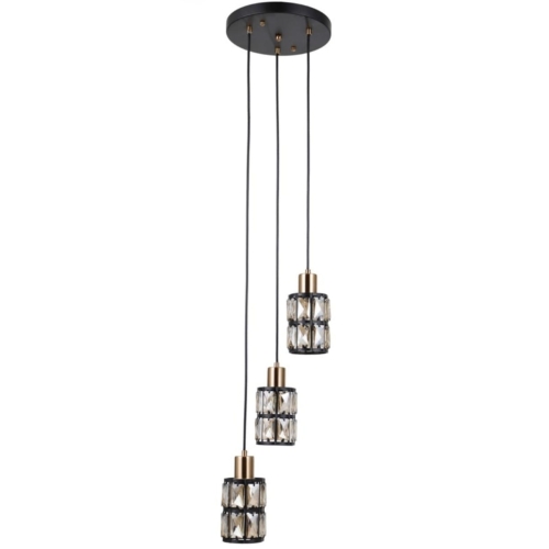 Przejdź do produktu Lampa sufitowa wisząca MENFI czarna