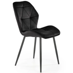 Krzesło tapicerowane K453 velvet czarne