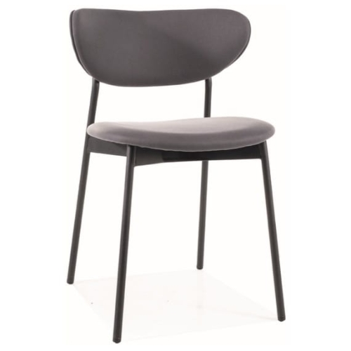 Przejdź do produktu Krzesło tapicerowane DAN tkanina szare