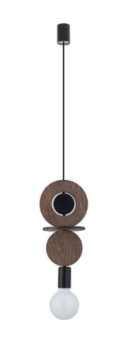 Przejdź do produktu Lampa sufitowa wisząca DROPS WOOD C drewno