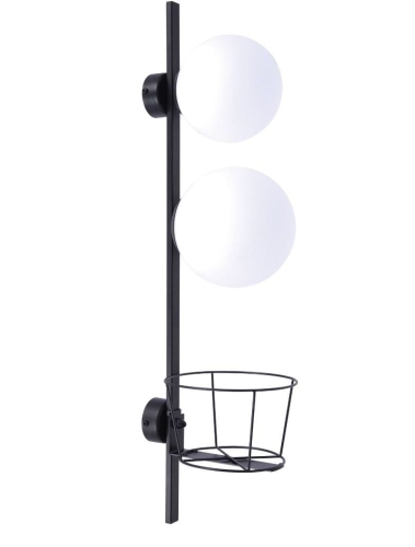 Przejdź do produktu Kinkiet, lampa ścienna PLANT WALL czarny