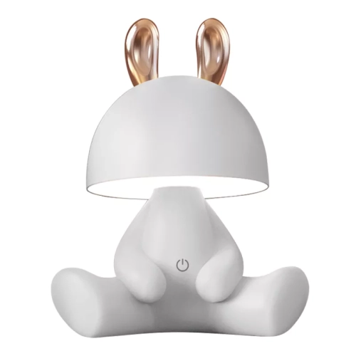 Przejdź do produktu Lampka nocna stołowa KRÓLICZEK biała