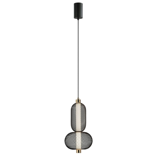 Przejdź do produktu Lampa sufitowa wisząca MARCO LED czarna