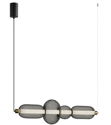 Przejdź do produktu Lampa sufitowa wisząca MARCO 4 LED czarna