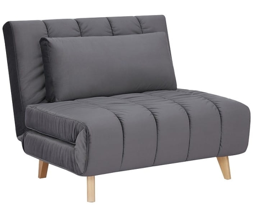 Przejdź do produktu Fotel rozkładany BILLY velvet tap.139 szary