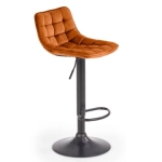 Hoker, krzesło barowe H95 velvet cynamonowy