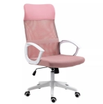 Fotel biurowy obrotowy Q-026 różowy