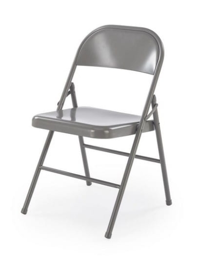 Przejdź do produktu K565 krzesło metalowe składane szare
