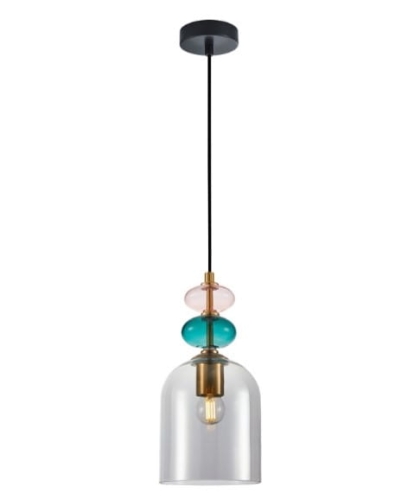 Przejdź do produktu Lampa wisząca Busco 1B klosz dymiony