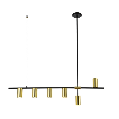 Przejdź do produktu Lampa wisząca ARIZONA 6 czarno - złota