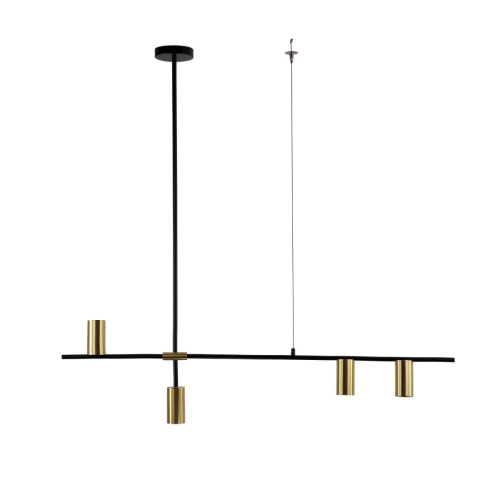 Przejdź do produktu Lampa wisząca ARIZONA 4 czarno - złota