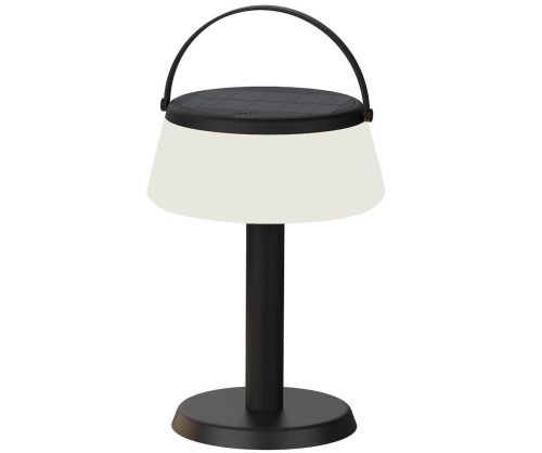 Przejdź do produktu Lampa stołowa zewnętrzna solarna czarna AURE