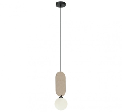 Przejdź do produktu Lampa sufitowa, wisząca LORENZO beżowa