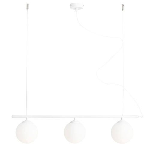 Przejdź do produktu Lampa wisząca sufitowa BERYL GLASS 3 biała