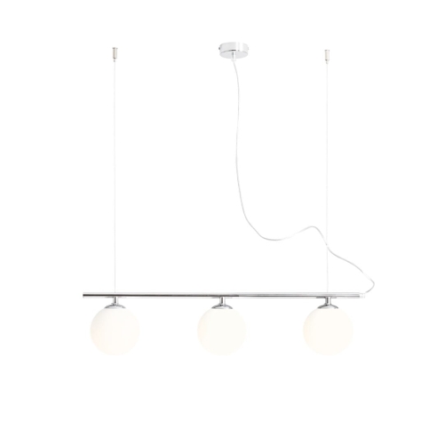 Przejdź do produktu Lampa wisząca sufitowa BERYL GLASS 3 chrom