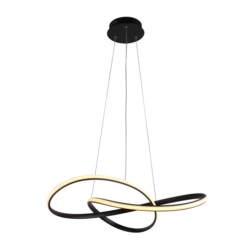 Przejdź do produktu Lampa wisząca, sufitowa LED CONSA czarna