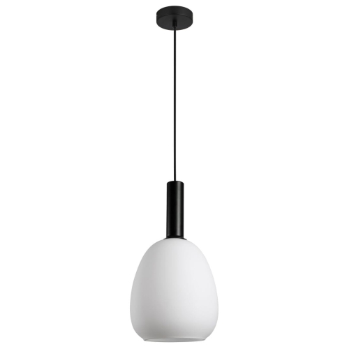 Przejdź do produktu Lampa sufitowa, wisząca GATER opalowa, biała