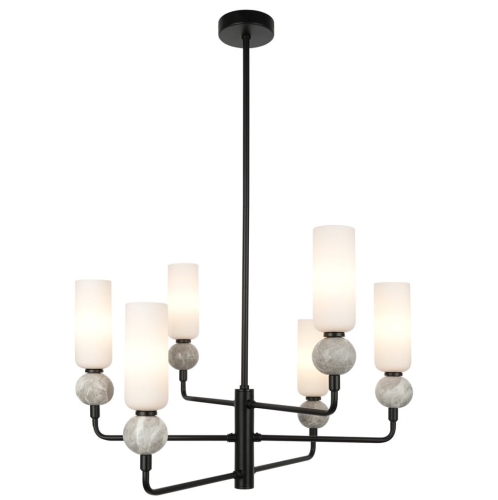 Przejdź do produktu Lampa sufitowa, wisząca żyrandol SANTOS 6