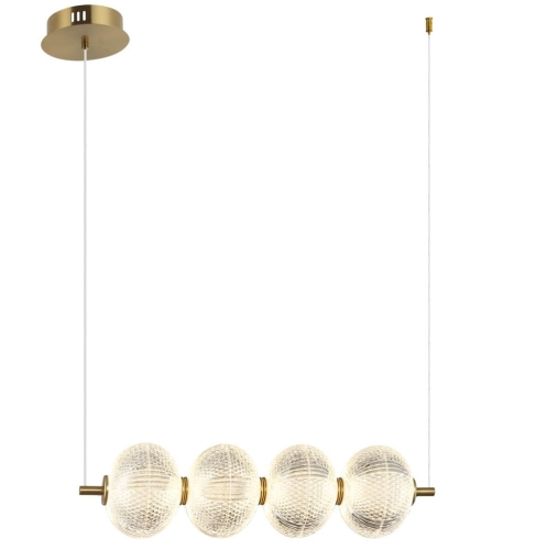Przejdź do produktu Lampa sufitowa, wisząca LAZIE złota