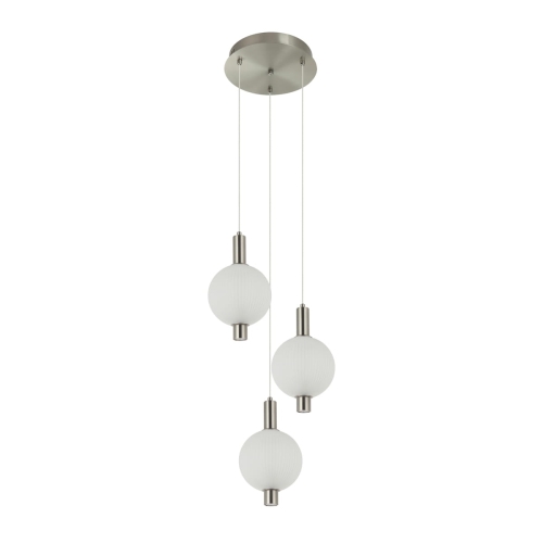 Przejdź do produktu Lampa sufitowa, wisząca LENTI srebrna