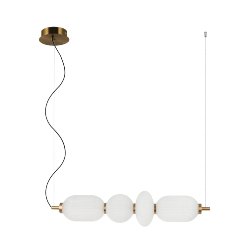 Przejdź do produktu Lampa sufitowa, wisząca NICO złota