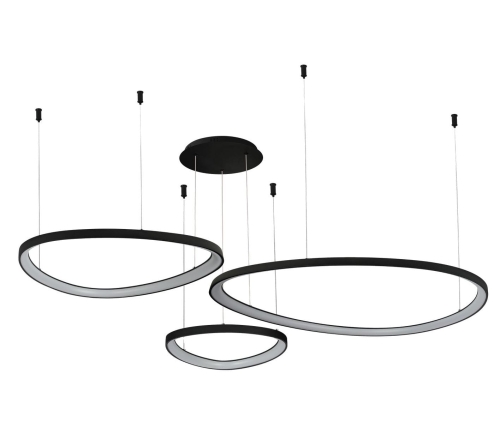 Przejdź do produktu Lampa sufitowa, wisząca AMANDA 3 LED  czarna