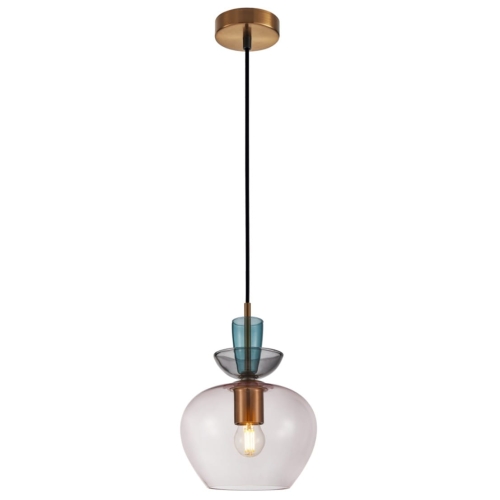 Przejdź do produktu Lampa sufitowa wisząca złota różowa FANDA