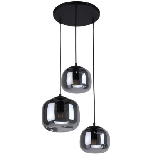 Przejdź do produktu Lampa wisząca CALTO 3 dymiony klosz