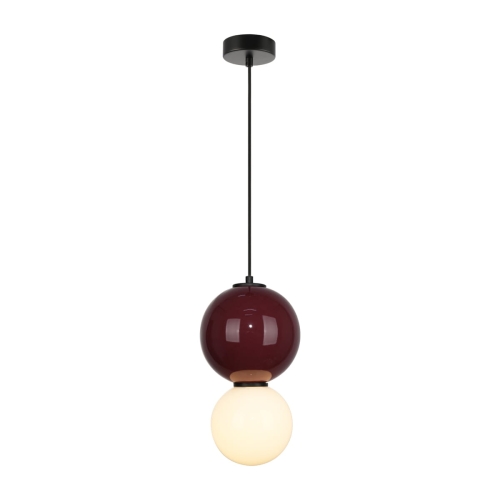 Przejdź do produktu Lampa sufitowa, wisząca PIEVE bordowa