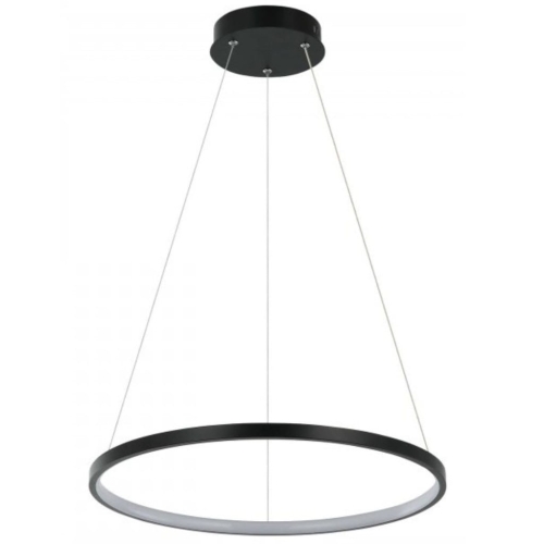 Przejdź do produktu Lampa wisząca 66 cm RING czarna