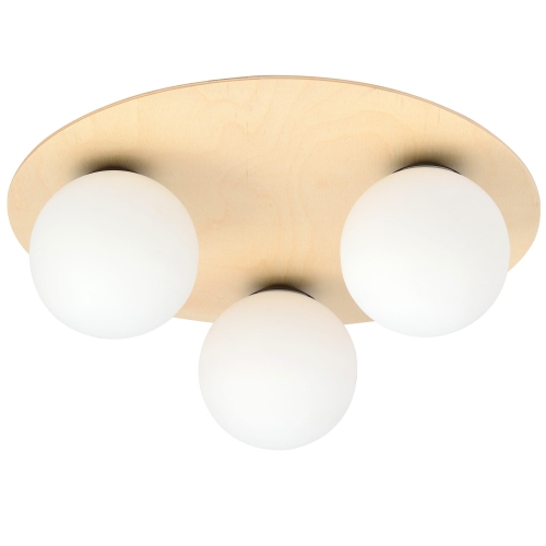 Przejdź do produktu Lampa sufitowa, plafon KENZO 3B drewno