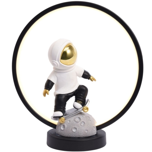 Przejdź do produktu Lampka nocna stołowa ASTRONAUTA DESKOROLKA czarna