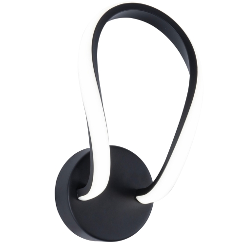 Przejdź do produktu Lampa ścienna, kinkiet ERDA LED czarna