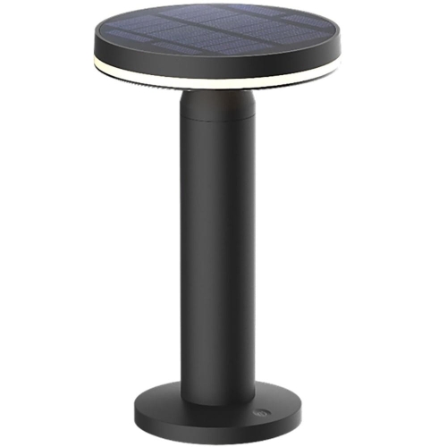 Przejdź do produktu Lampa stołowa zewnętrzna solarna czarna CARLI