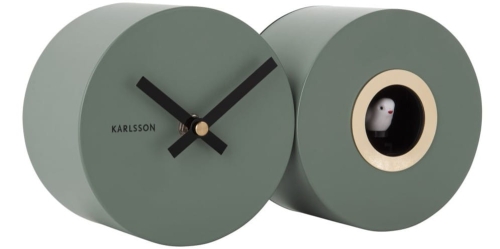 Przejdź do produktu Zegar ścienny z kukułką DUO CUCKOO zielony