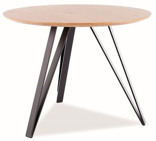 Przejdź do produktu Stół okrągły TETIS 100 cm kolor dąb