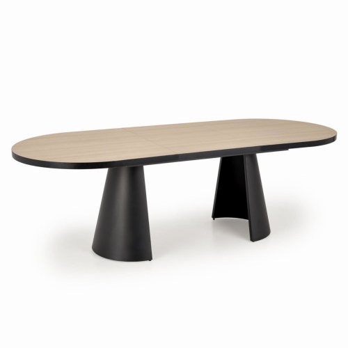 Przejdź do produktu Stół rozkładany GIACOMO naturalny brąz, czarny