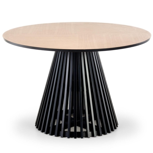 Przejdź do produktu Stół okrągły MIYAKI dąb naturalny 120 cm