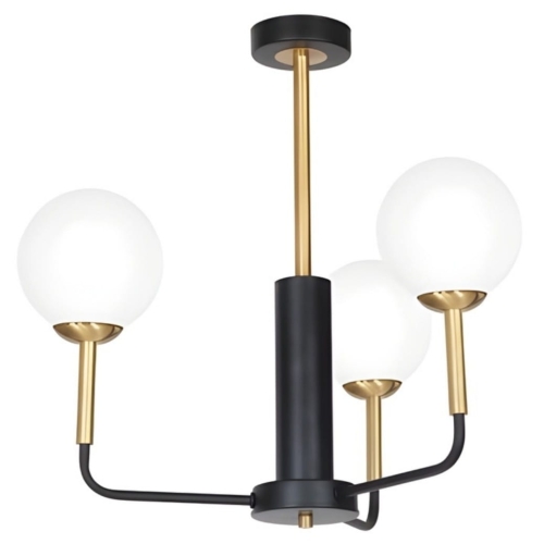 Przejdź do produktu Lampa sufitowa wisząca GENEVA 3 czarna