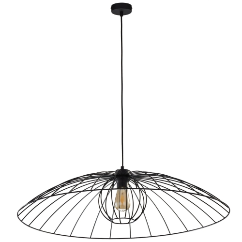 Przejdź do produktu Lampa sufitowa wisząca BARBELLA 80 czarna
