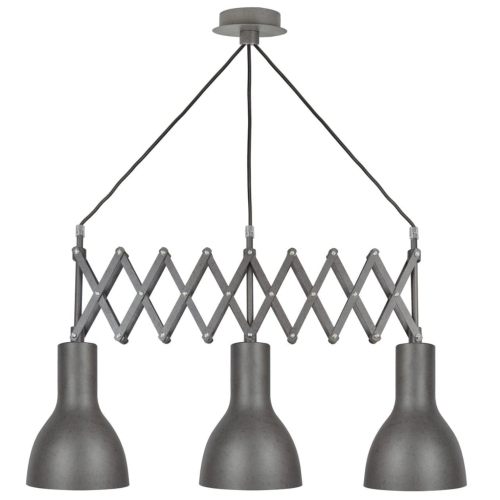 Przejdź do produktu Lampa sufitowa wisząca TESLA III szara